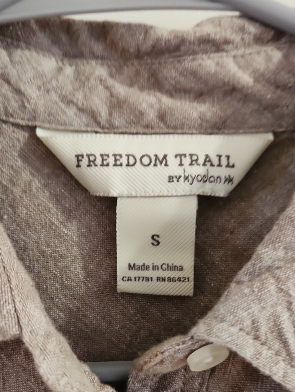 Fashion Trail Taupe Long-Sleeve Shirt Dress Sz S Minimalist - Picture 2 of 9